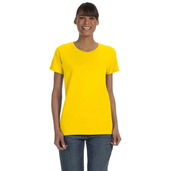 Custom Embroidered Ladies Basic Cotton T-Shirts