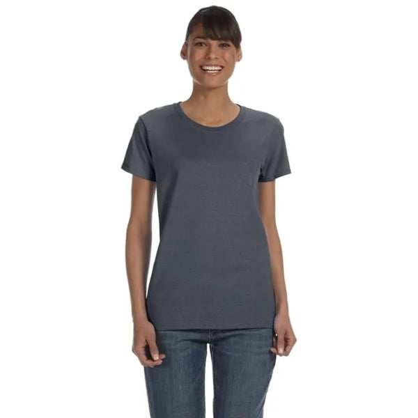 Custom Embroidered Ladies Basic Cotton T-Shirts