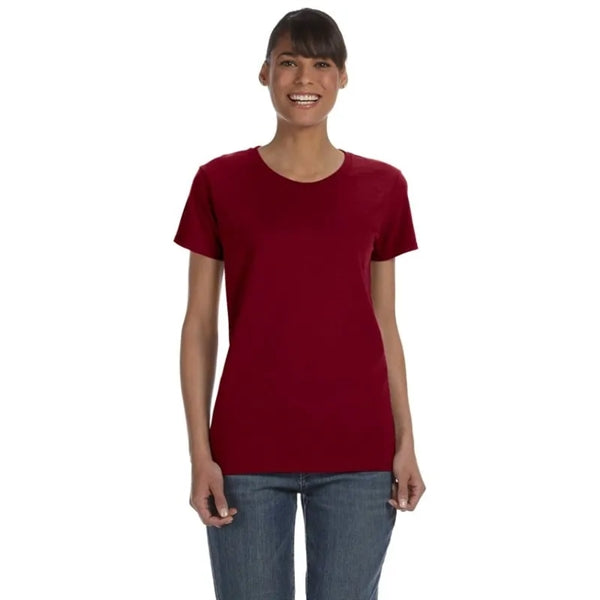 Custom Embroidered Ladies Basic Cotton T-Shirts