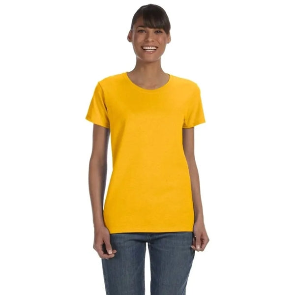 Custom Embroidered Ladies Basic Cotton T-Shirts
