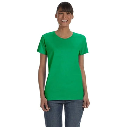 Custom Embroidered Ladies Basic Cotton T-Shirts