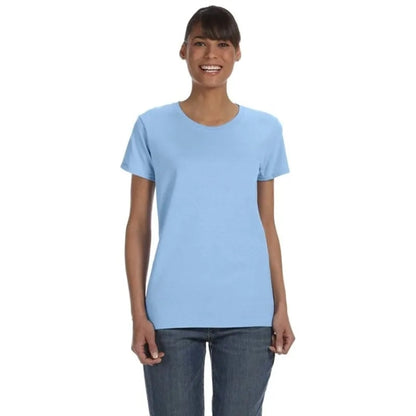 Custom Embroidered Ladies Basic Cotton T-Shirts
