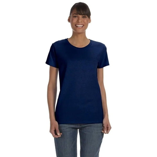 Custom Embroidered Ladies Basic Cotton T-Shirts