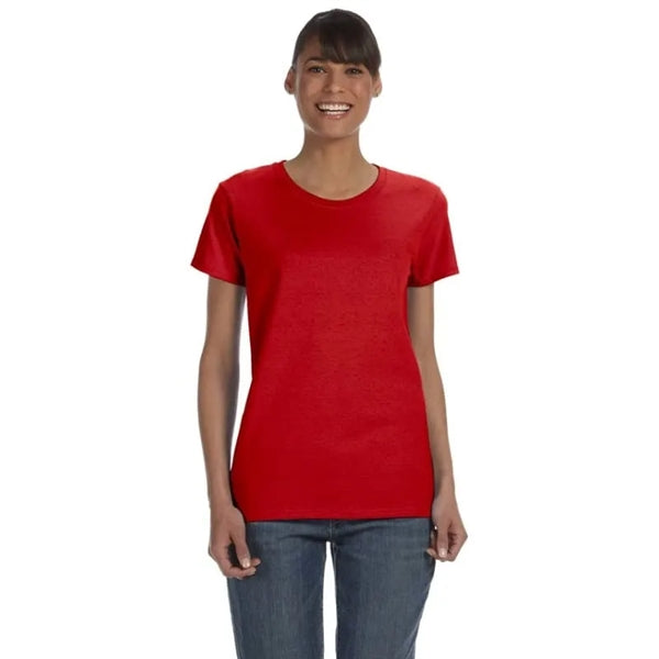 Custom Embroidered Ladies Basic Cotton T-Shirts