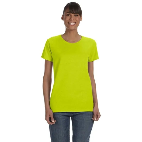Custom Embroidered Ladies Basic Cotton T-Shirts