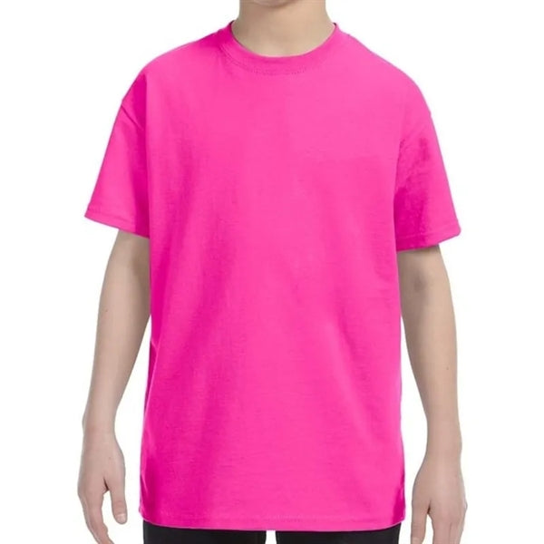 Custom Embroidered Youth Basic Cotton T-Shirts