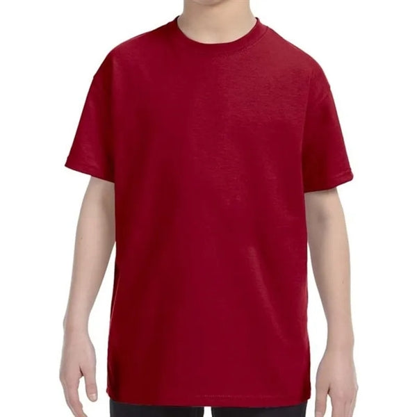 Custom Embroidered Youth Basic Cotton T-Shirts