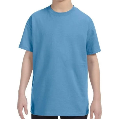 Custom Embroidered Youth Basic Cotton T-Shirts