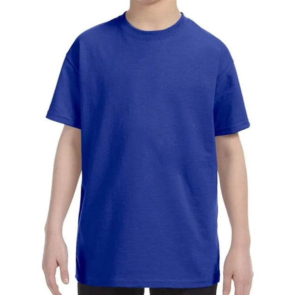 Custom Embroidered Youth Basic Cotton T-Shirts