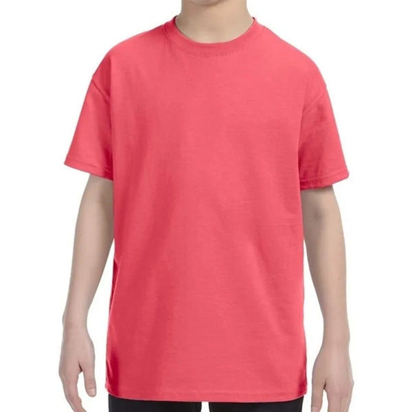 Custom Embroidered Youth Basic Cotton T-Shirts