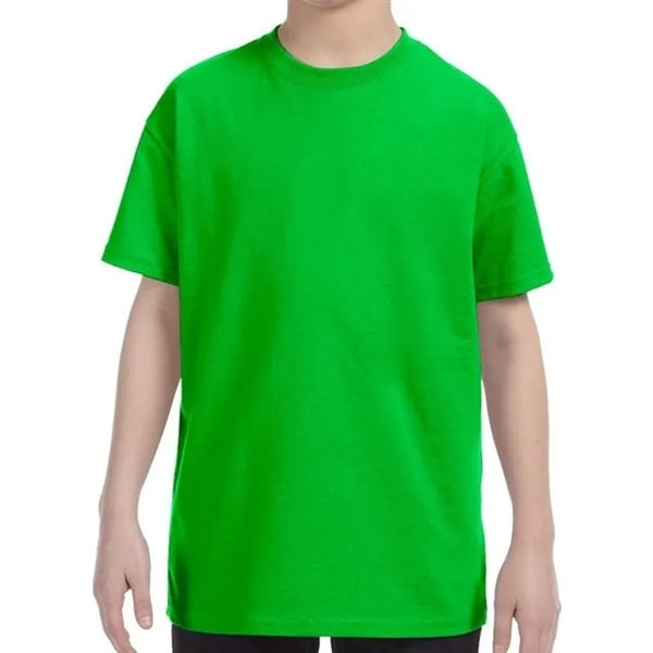 Custom Embroidered Youth Basic Cotton T-Shirts