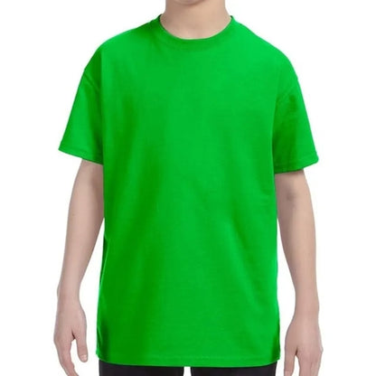 Custom Embroidered Youth Basic Cotton T-Shirts