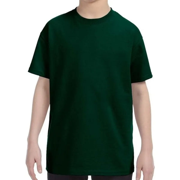 Custom Embroidered Youth Basic Cotton T-Shirts