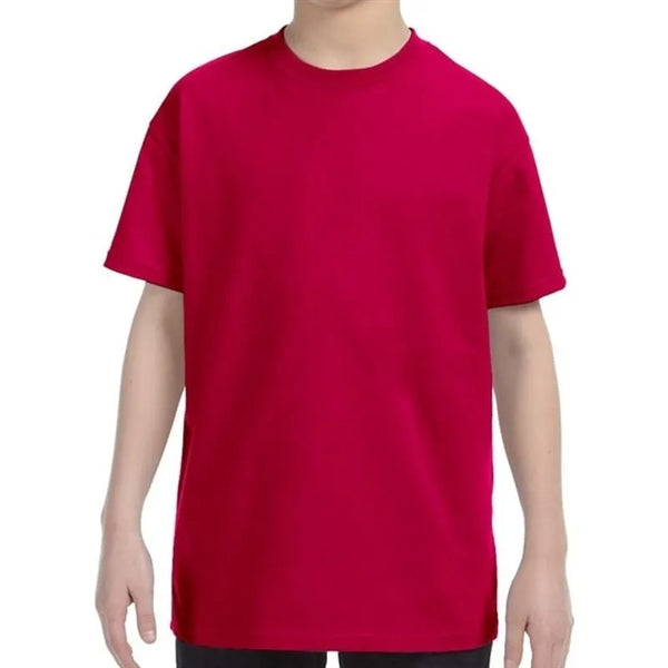 Custom Embroidered Youth Basic Cotton T-Shirts