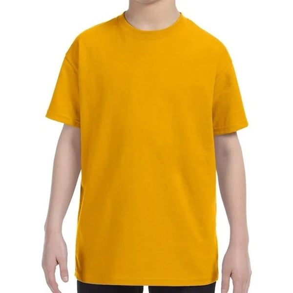 Custom Embroidered Youth Basic Cotton T-Shirts