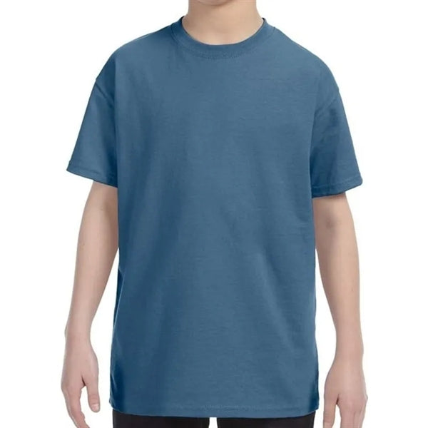 Custom Embroidered Youth Basic Cotton T-Shirts