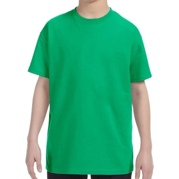 Custom Embroidered Youth Basic Cotton T-Shirts