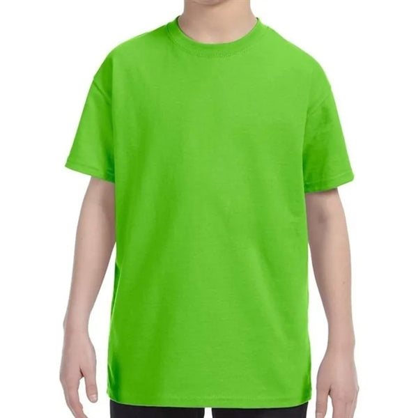 Custom Embroidered Youth Basic Cotton T-Shirts