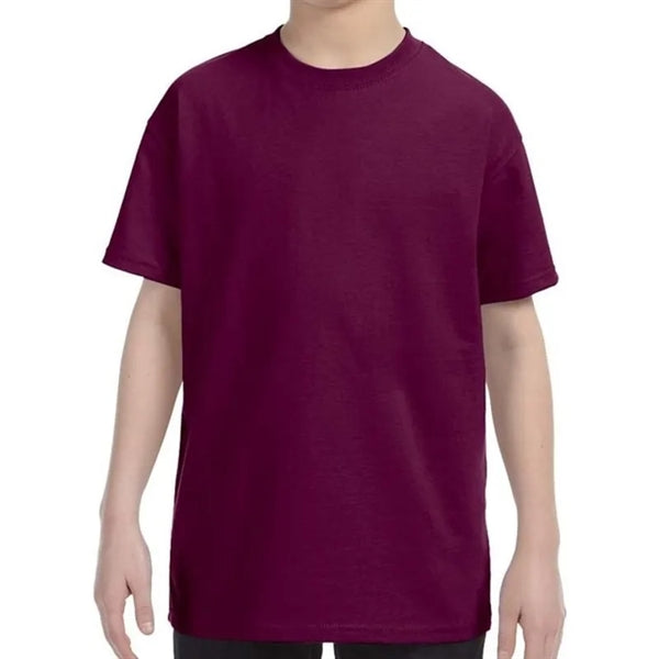 Custom Embroidered Youth Basic Cotton T-Shirts