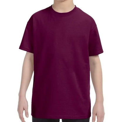 Custom Embroidered Youth Basic Cotton T-Shirts