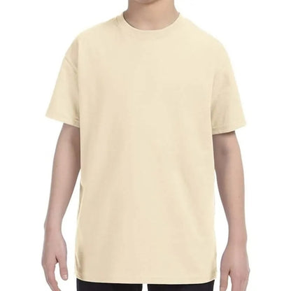 Custom Embroidered Youth Basic Cotton T-Shirts