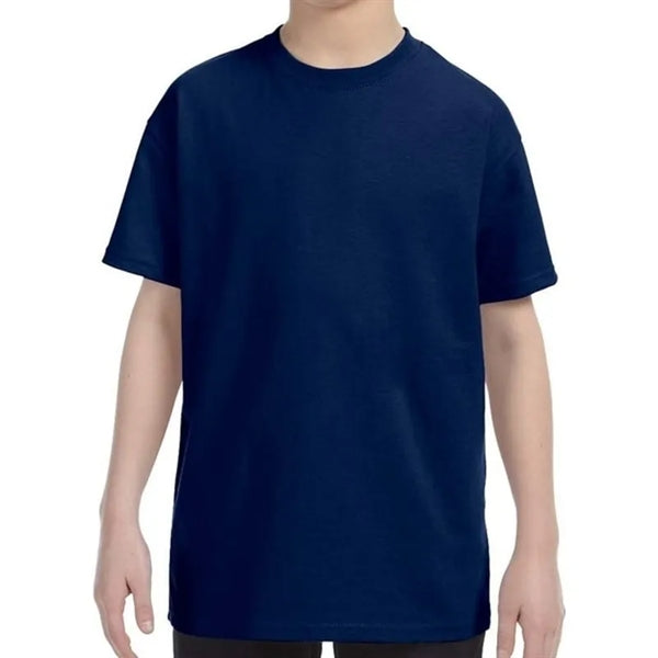 Custom Embroidered Youth Basic Cotton T-Shirts