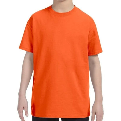 Custom Embroidered Youth Basic Cotton T-Shirts