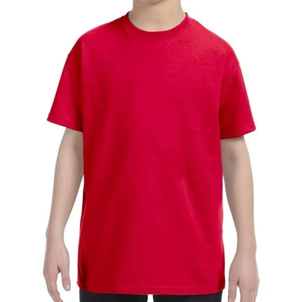 Custom Embroidered Youth Basic Cotton T-Shirts