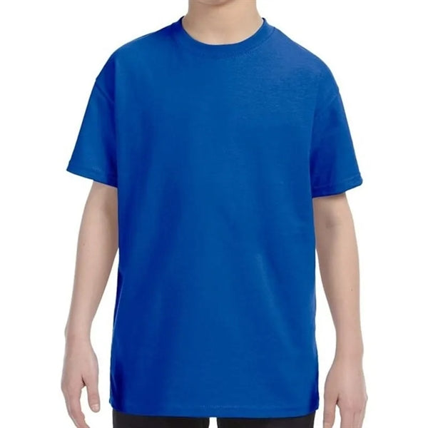 Custom Embroidered Youth Basic Cotton T-Shirts