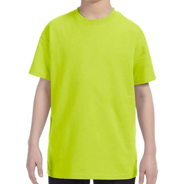 Custom Embroidered Youth Basic Cotton T-Shirts