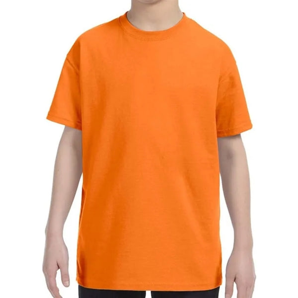 Custom Embroidered Youth Basic Cotton T-Shirts
