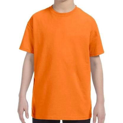 Custom Embroidered Youth Basic Cotton T-Shirts