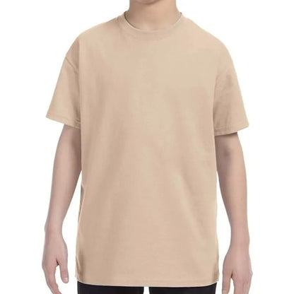 Custom Embroidered Youth Basic Cotton T-Shirts