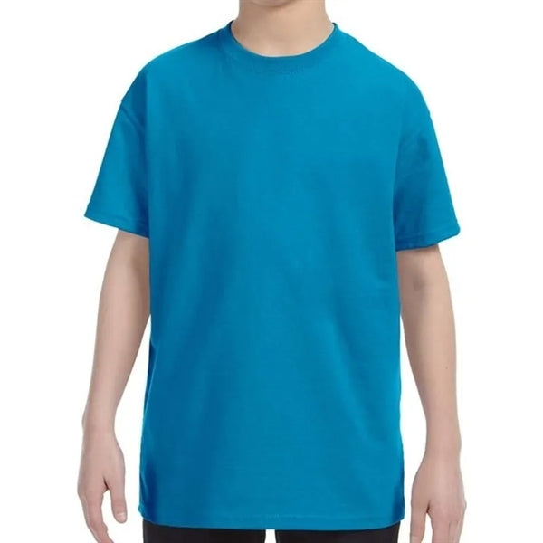 Custom Embroidered Youth Basic Cotton T-Shirts