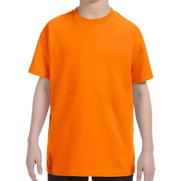 Custom Embroidered Youth Basic Cotton T-Shirts