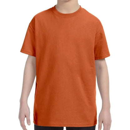 Custom Embroidered Youth Basic Cotton T-Shirts