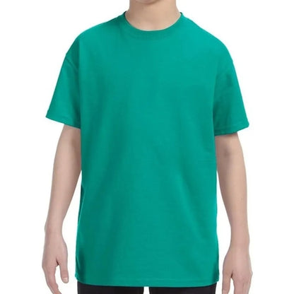 Custom Embroidered Youth Basic Cotton T-Shirts