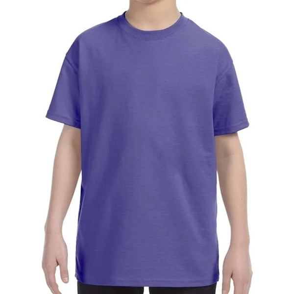 Custom Embroidered Youth Basic Cotton T-Shirts