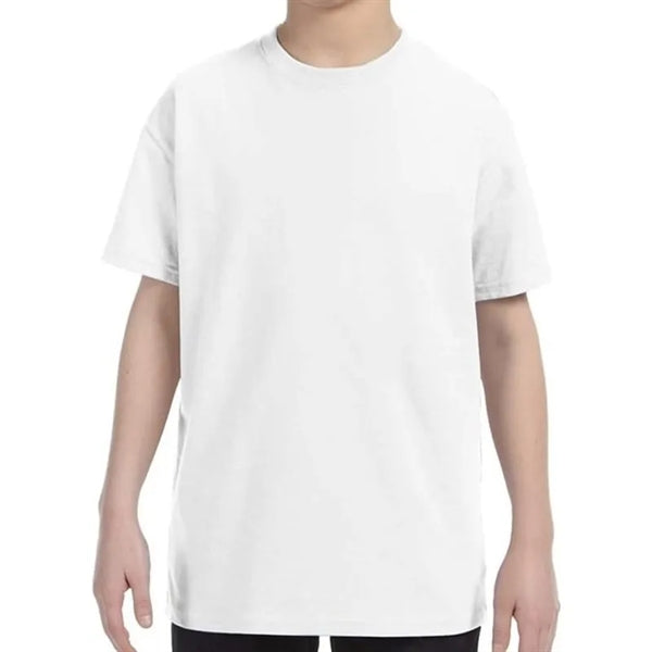 Custom Embroidered Youth Basic Cotton T-Shirts
