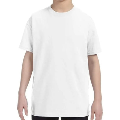 Custom Embroidered Youth Basic Cotton T-Shirts