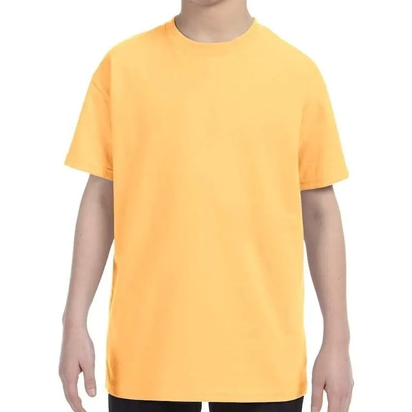 Custom Embroidered Youth Basic Cotton T-Shirts