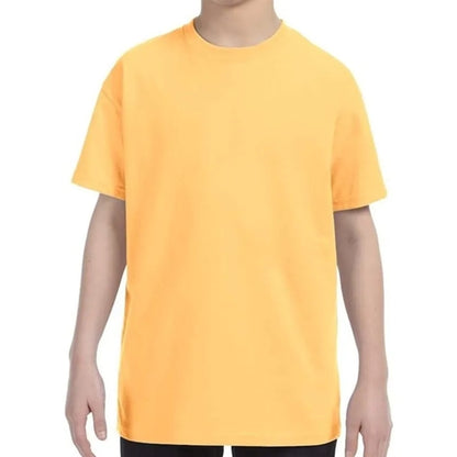 Custom Embroidered Youth Basic Cotton T-Shirts