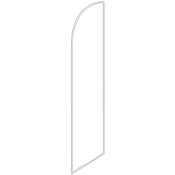 Custom 14' X 3' Large Feather Flags