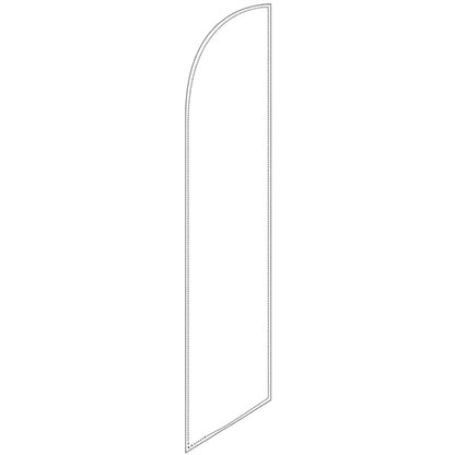Custom 14' X 3' Large Feather Flags