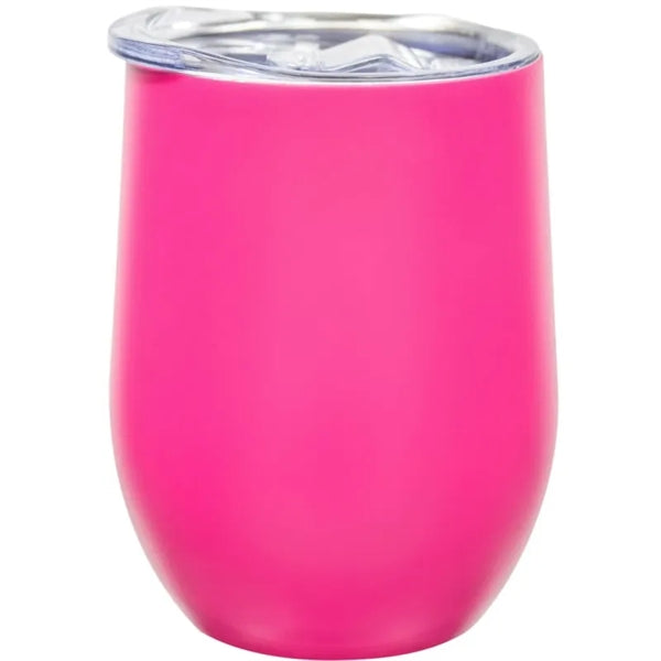 12 Oz. Custom Stainless Steel Wine Tumblers