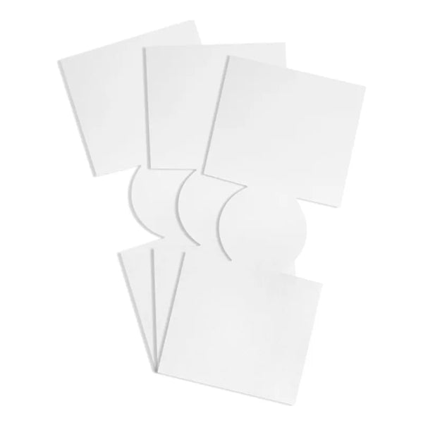 Unsewn White Collapsible Coolies For Sublimation Printing...