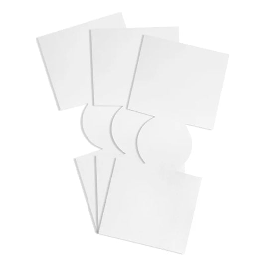 Unsewn White Collapsible Coolies For Sublimation Printing...