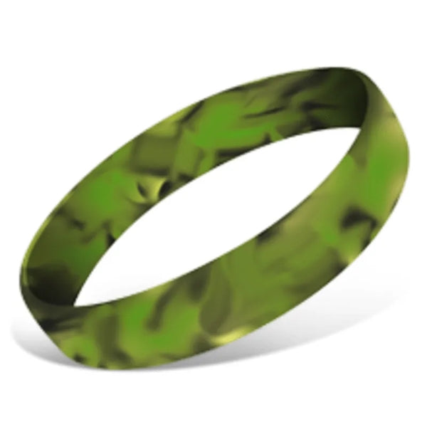 1/2 Inch Debossed Figured Wristbands