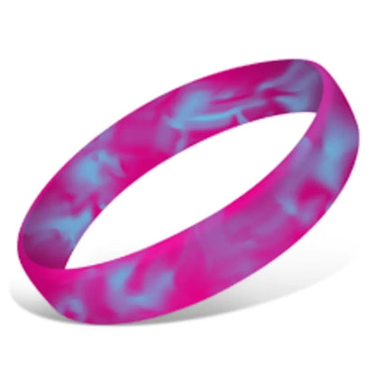 1/2 Inch Debossed Figured Wristbands
