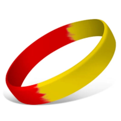 Debossed Silicone Adjustable Wristbands